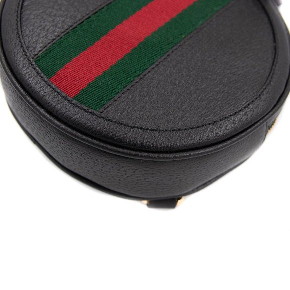 Gucci 8384 - Ophidia Mini GG Round Leather Black Backpack Bag main image 10